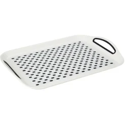 Gifi Plateau anti dérapant blanc| Vaisselle Et Accessoires De Table
