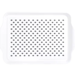 Vaisselle Et Accessoires De Table<Gifi Plateau antidérapant blanc et gris
