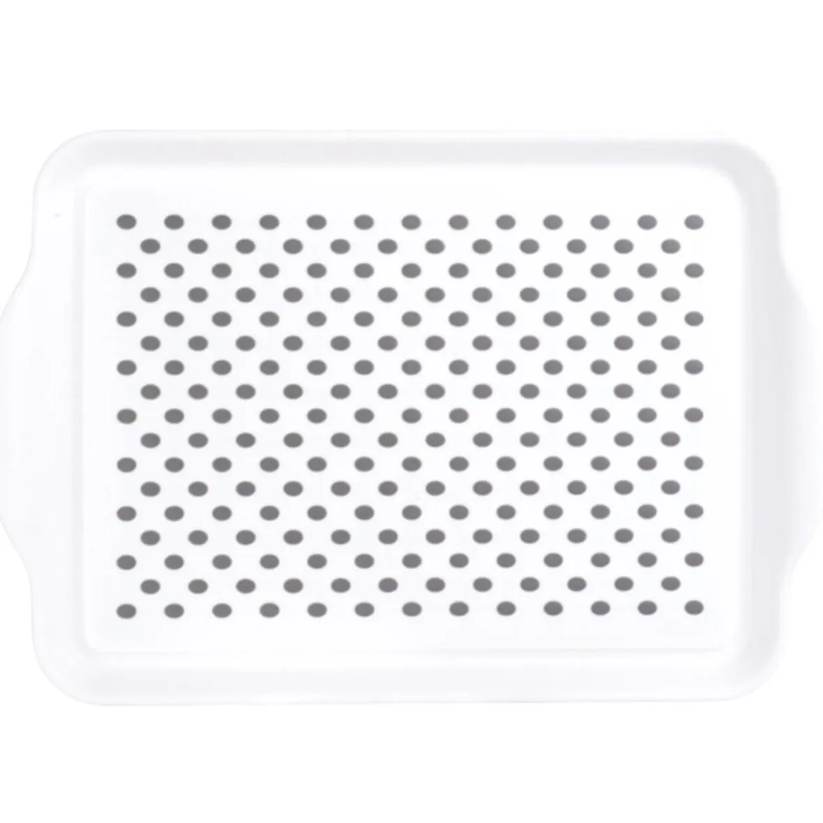 Vaisselle Et Accessoires De Table<Gifi Plateau antidérapant blanc et gris
