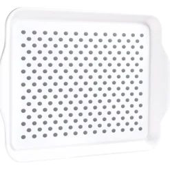 Vaisselle Et Accessoires De Table<Gifi Plateau antidérapant blanc et gris