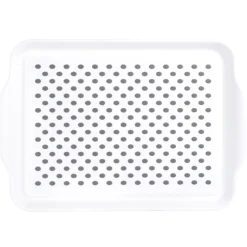 Vaisselle Et Accessoires De Table<Gifi Plateau antidérapant blanc et gris