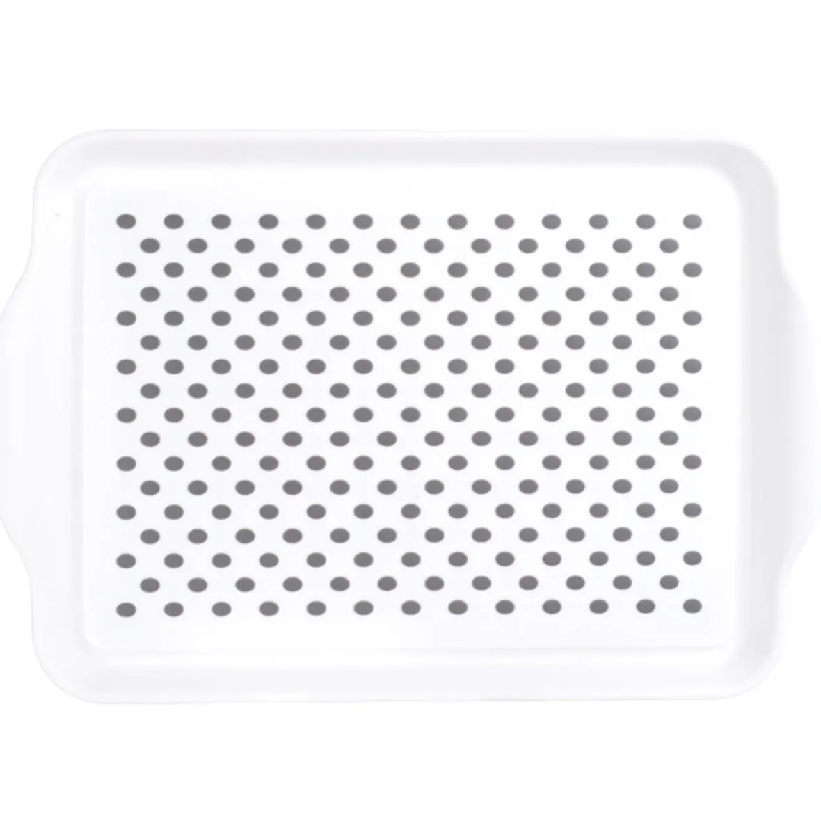 Vaisselle Et Accessoires De Table<Gifi Plateau antidérapant blanc et gris