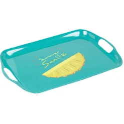 Vaisselle Et Accessoires De Table<Gifi Plateau bleu Ananas Summer smile