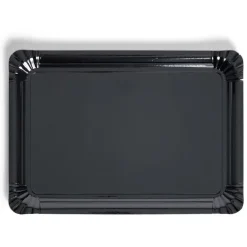 Vaisselle Et Accessoires De Table<Gifi Plateau carton noir 23x33cm x5
