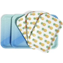 Gifi Plateau de service en carton style tropical x 5| Vaisselle Et Accessoires De Table