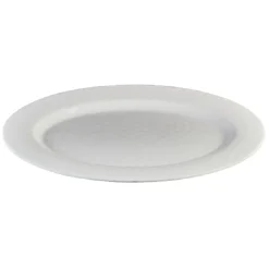 Gifi Plateau de service ovale martelé blanc| Vaisselle Et Accessoires De Table