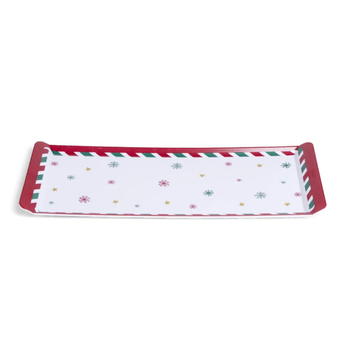Vaisselle Et Accessoires De Table<Gifi Plateau de service rectangulaire mélaminé Noël traditionnel 18,8x37,4cm