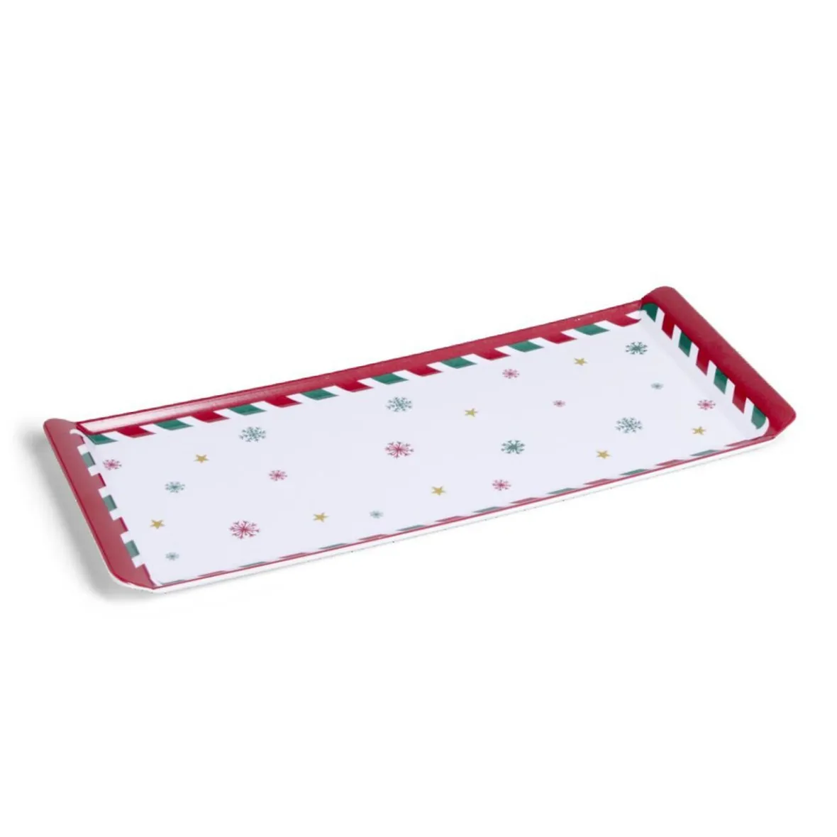 Vaisselle Et Accessoires De Table<Gifi Plateau de service rectangulaire mélaminé Noël traditionnel 18,8x37,4cm