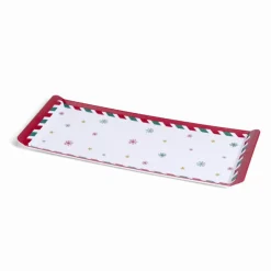 Vaisselle Et Accessoires De Table<Gifi Plateau de service rectangulaire mélaminé Noël traditionnel 18,8x37,4cm