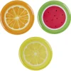 Gifi Plateau de service rond motif fruit| Vaisselle Et Accessoires De Table
