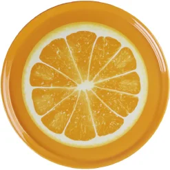 Gifi Plateau de service rond motif fruit| Vaisselle Et Accessoires De Table