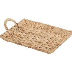 Gifi Plateau en jacinthe tressé naturel| Vaisselle Et Accessoires De Table