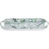 Gifi Plateau en plastique décor feuillage| Vaisselle Et Accessoires De Table