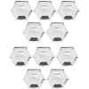 Gifi Plateau hexagonal carton argenté métallisé Ø26cm x10| Vaisselle Et Accessoires De Table