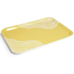 Vaisselle Et Accessoires De Table<Gifi Plateau mélaminé jaune 45,2x31,4x2cm