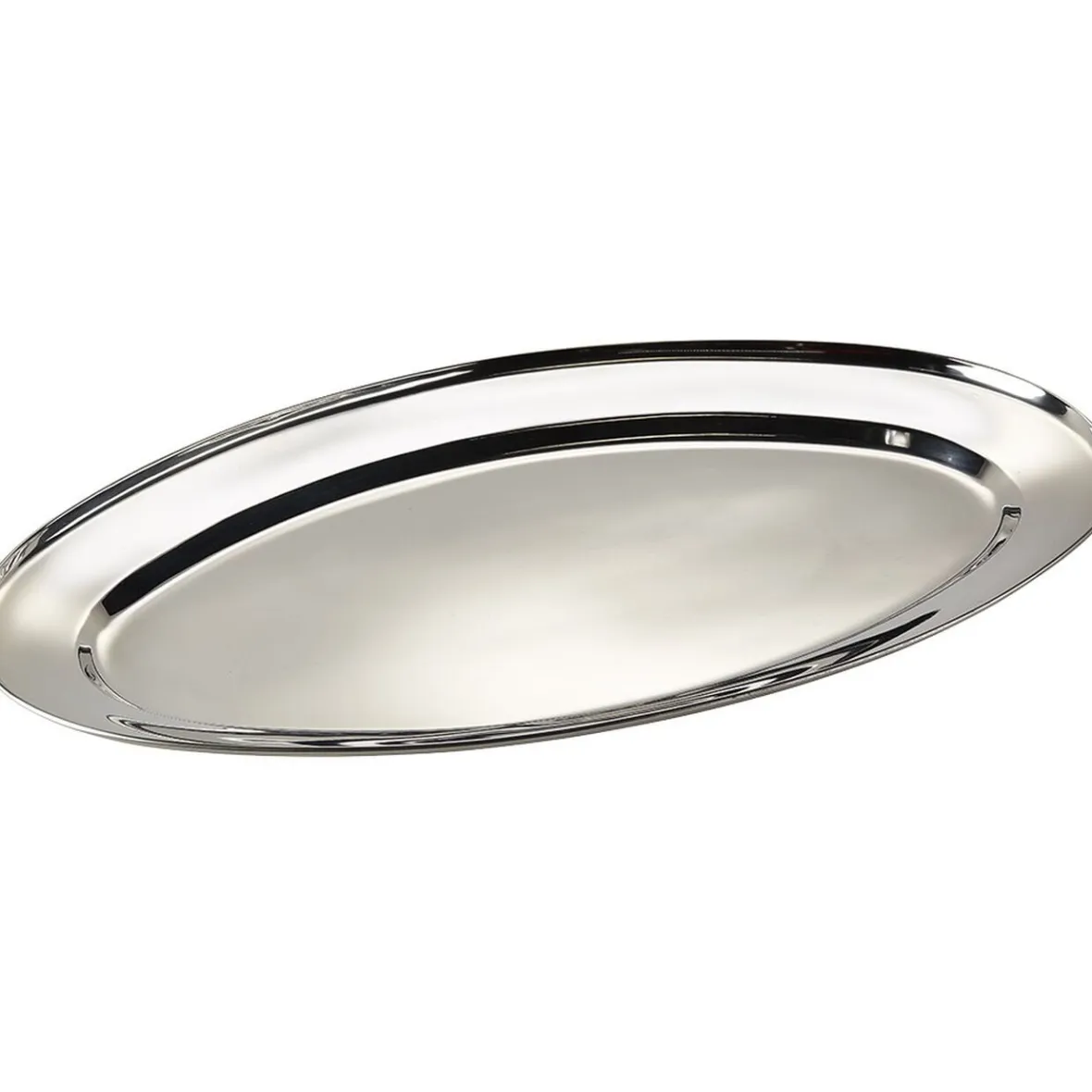 Gifi Plateau ovale argenté| Vaisselle Et Accessoires De Table