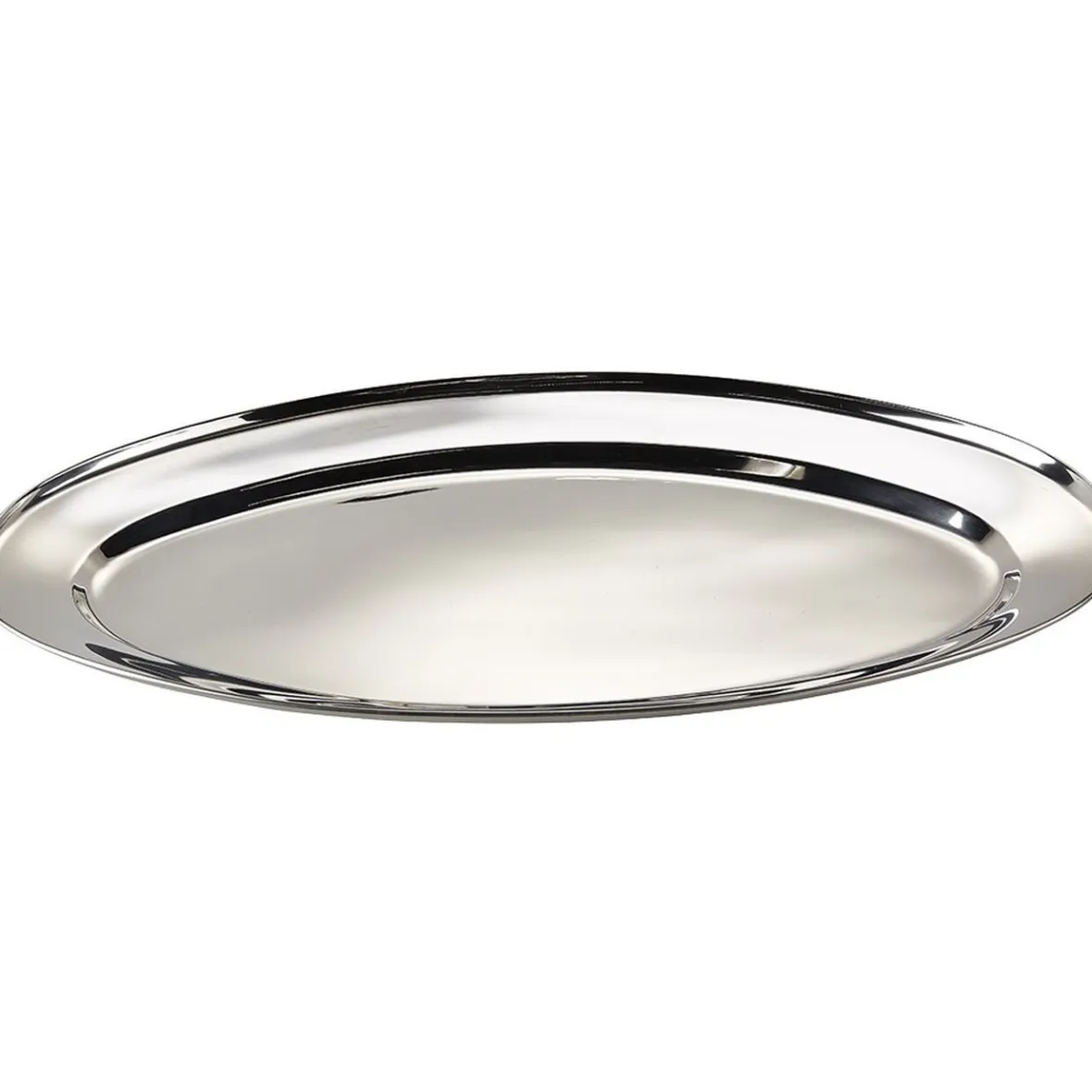 Gifi Plateau ovale argenté| Vaisselle Et Accessoires De Table