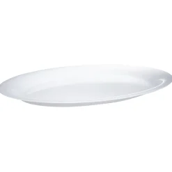 Gifi Plateau ovale plastique blanc| Vaisselle Et Accessoires De Table