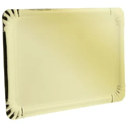 Vaisselle Et Accessoires De Table<Gifi Plateau rectangulaire en carton doré x5