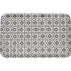 Gifi Plateau rectangulaire mélamine design carreaux de ciment gris| Vaisselle Et Accessoires De Table