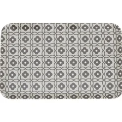 Gifi Plateau rectangulaire mélamine design carreaux de ciment gris| Vaisselle Et Accessoires De Table