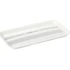Gifi Plateau rectangulaire mélamine blanc écritures noires| Vaisselle Et Accessoires De Table