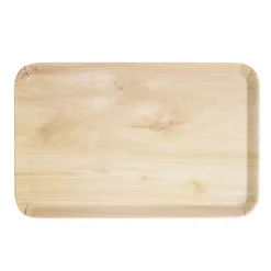 Vaisselle Et Accessoires De Table<Gifi Plateau rectangulaire mélaminé effet bois naturel 19x30cm