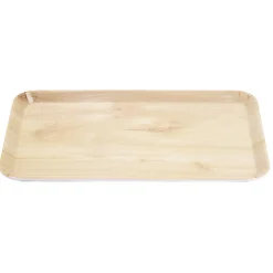 Vaisselle Et Accessoires De Table<Gifi Plateau rectangulaire mélaminé effet bois naturel 19x30cm