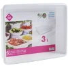 Gifi Plateau rectangulaire plastique blanc 3L| Vaisselle Et Accessoires De Table