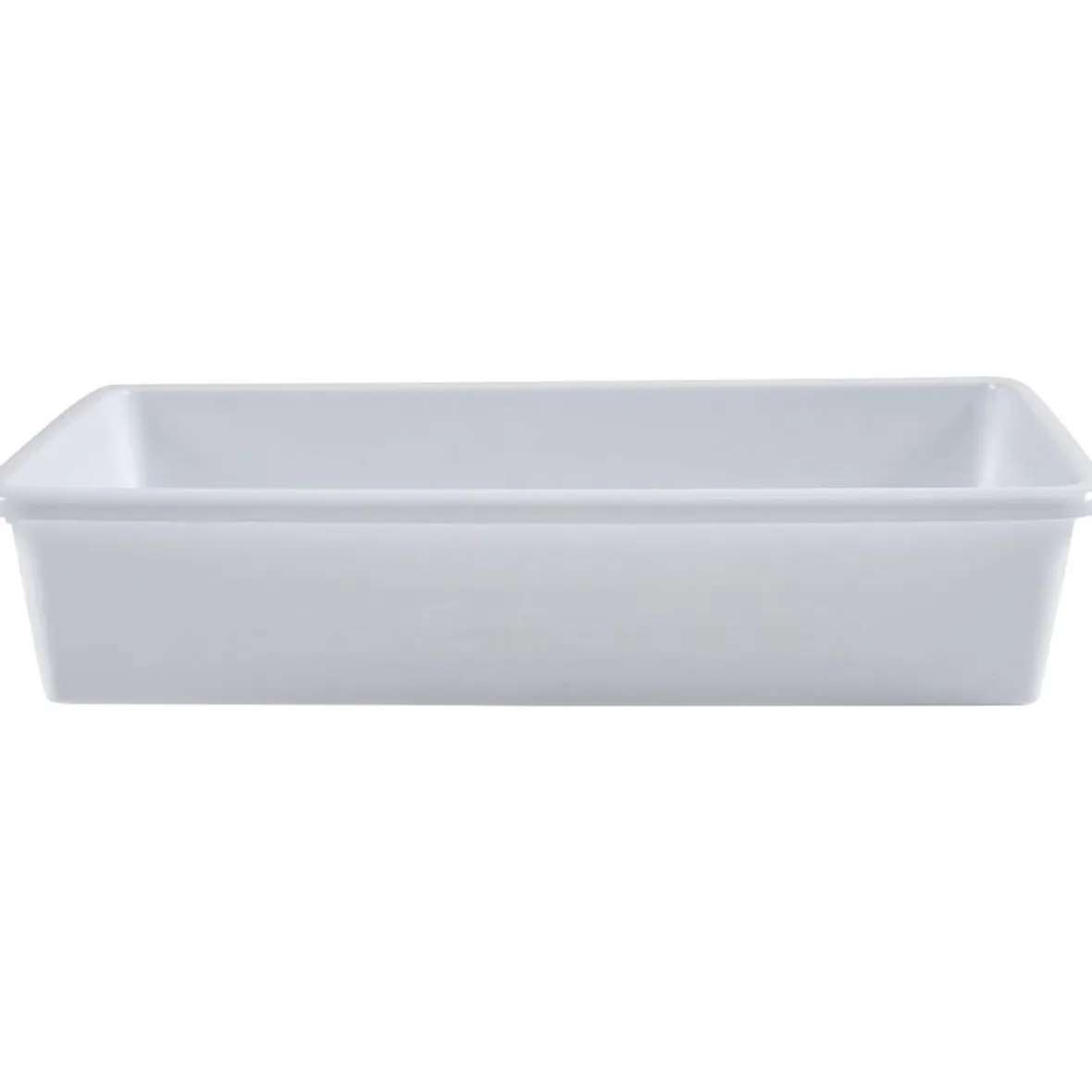 Gifi Plateau rectangulaire plastique blanc 3L| Vaisselle Et Accessoires De Table