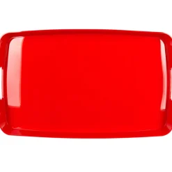 Gifi Plateau rectangulaire rouge| Vaisselle Et Accessoires De Table