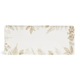 Gifi Plateau rectangulaire 37x16cm 4 modèles| Vaisselle Et Accessoires De Table