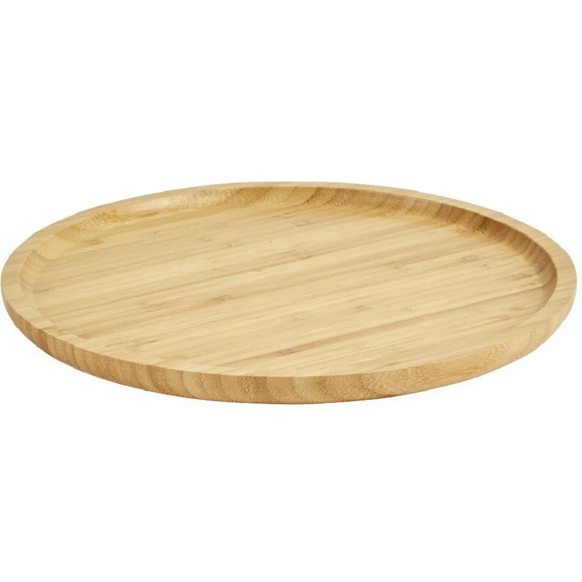 Gifi Plateau rond bambou naturel| Vaisselle Et Accessoires De Table