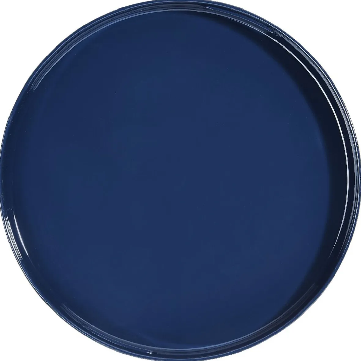 Gifi Plateau rond bleu nuit et doré| Vaisselle Et Accessoires De Table