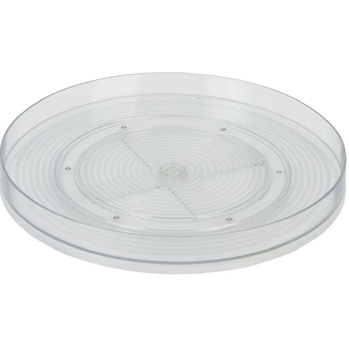 Gifi Plateau rotatif en plastique transparent - Ø29,4xH4cm| Vaisselle Et Accessoires De Table