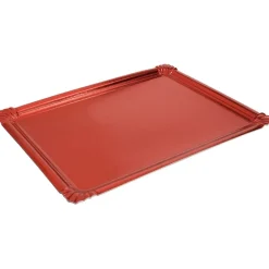 Gifi Plateau rouge en carton x3| Vaisselle Et Accessoires De Table