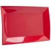 Gifi Plateau réutilisable rouge x3| Vaisselle Et Accessoires De Table