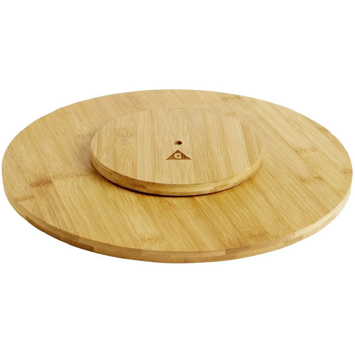 Gifi Plateau tournant en bambou naturel Ø35cm| Vaisselle Et Accessoires De Table