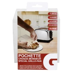 Conservation Alimentaire<Gifi Pochette croque monsieur spécial grille pain x2