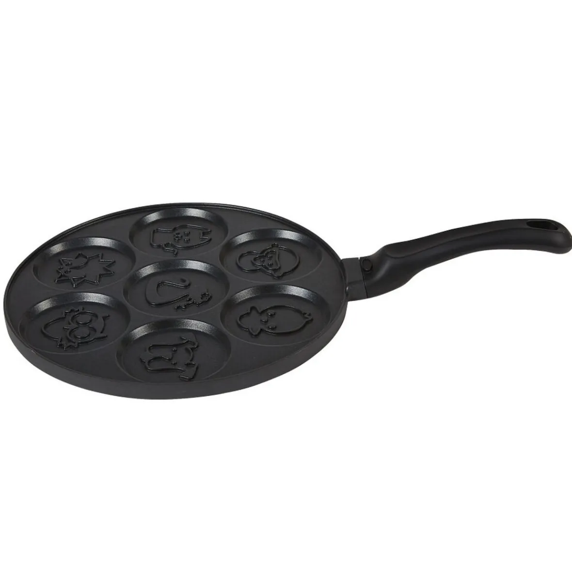 Petit Électroménager<Gifi Poêle à 7 pancakes en fonte motifs animaux 26 cm