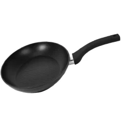 Cuisson<Gifi Poêle à poisson ronde en fonte compatible tous feux