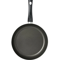 Cuisson<Gifi Poêle aluminium noir et rouge Ø28cm