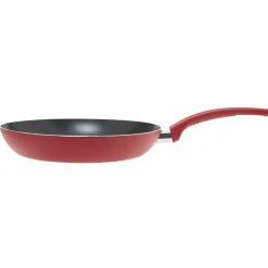 Cuisson<Gifi Poêle aluminium noire et rouge