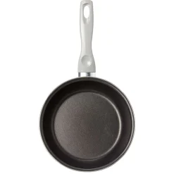 Cuisson<Gifi Poêle anti adhérente acier émaillé noir et blanc Ø20cm