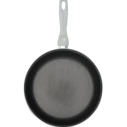 Cuisson<Gifi Poêle anti adhérente acier émaillé noir et blanc Ø28cm