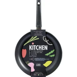Cuisson<Gifi Poêle avec manche indicateur de chaleur Ø28 cm