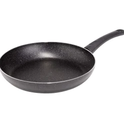 Cuisson<Gifi Poêle effet pierre antiadhérente noir Ø28cm