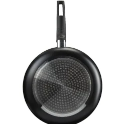 Cuisson<Gifi Poêle noire à induction effet pierre x2