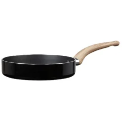 Cuisson<Gifi Poêle noire manche effet bois Ø 20