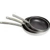 Cuisson<Gifi Poêle revêtement anti-adhérent x3 - Tous feux dont induction
